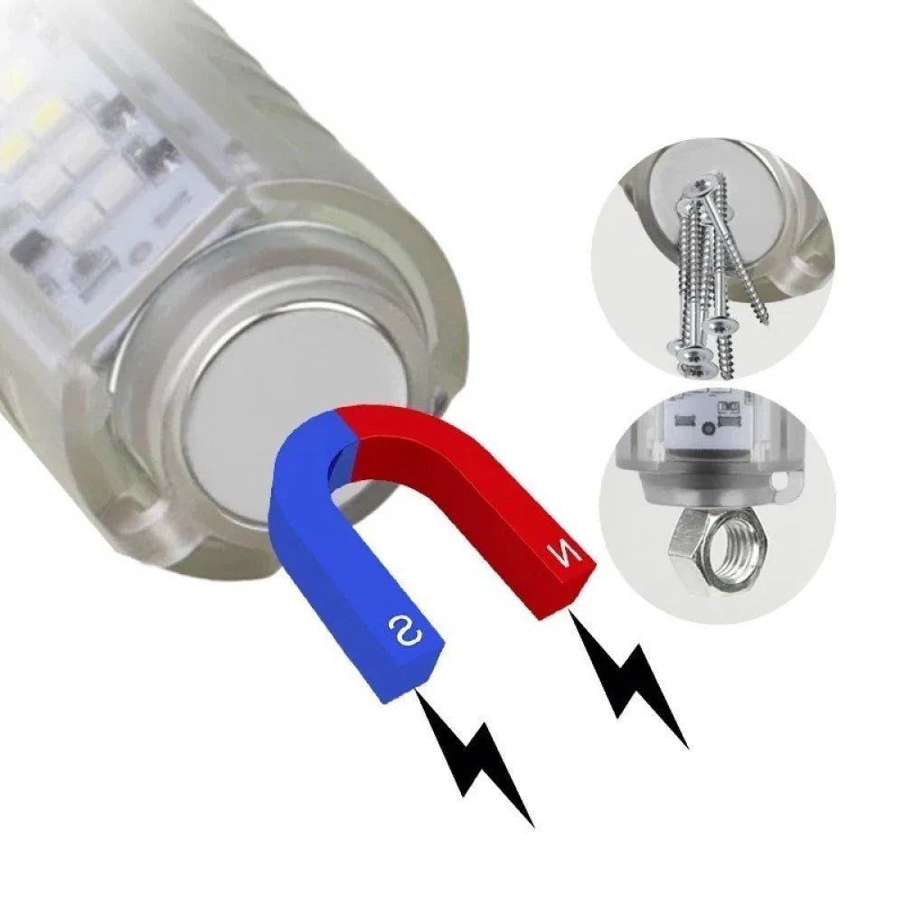 Multifunctional Zoom Rechargeable Flashlight 520A