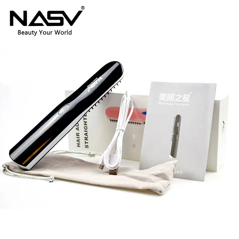 NASV 500 Hair Auto Straightener - Black