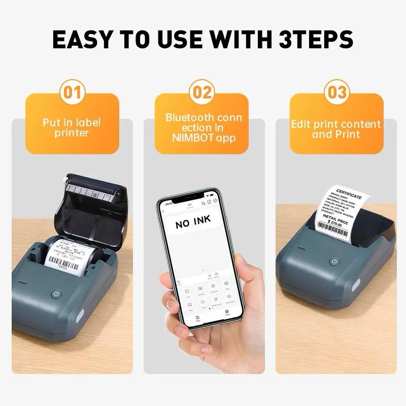 NIIMBOT B1 Inkless Smart Thermal Label Printer