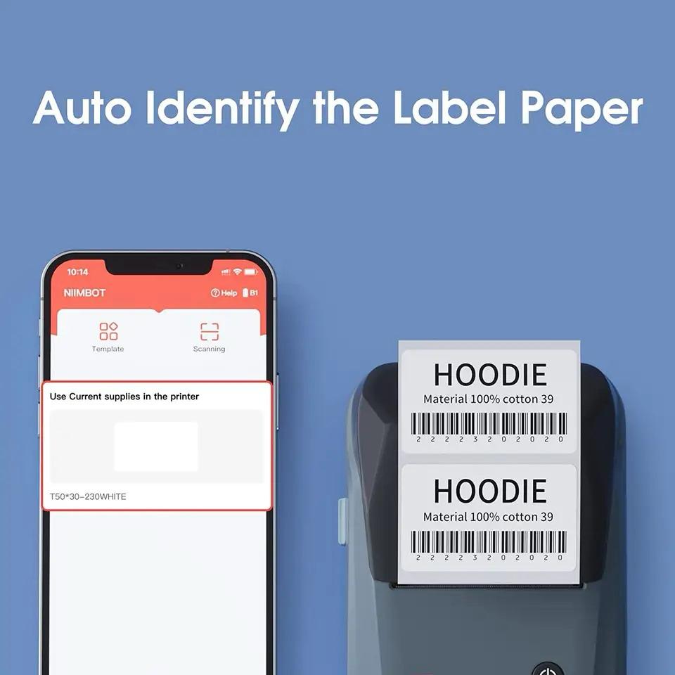 NIIMBOT B1 Inkless Smart Thermal Label Printer