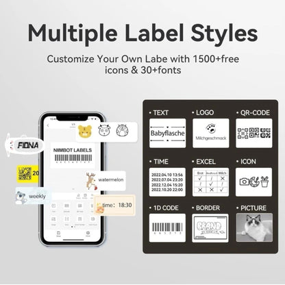 NIIMBOT B1 Label Maker Bluetooth Portable Label Printer