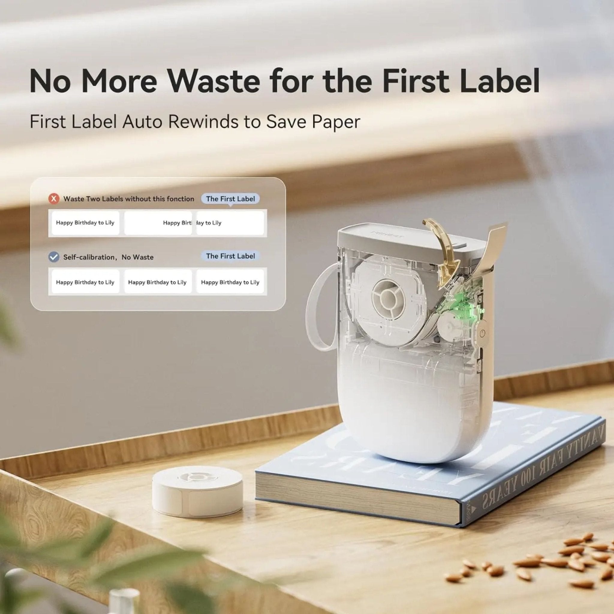 NIIMBOT D11_H Smart Label Printer - White