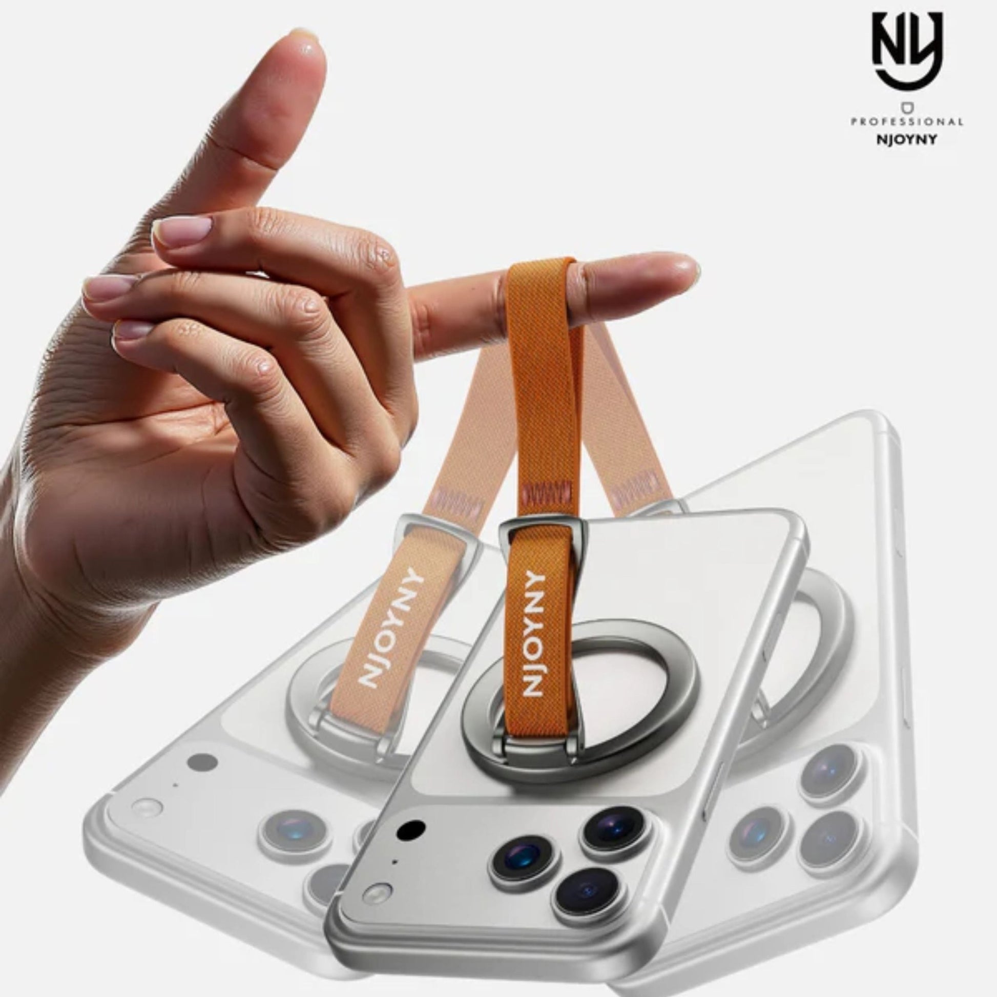 NJOYNY Magnetic Ring Phone Stand - Gray