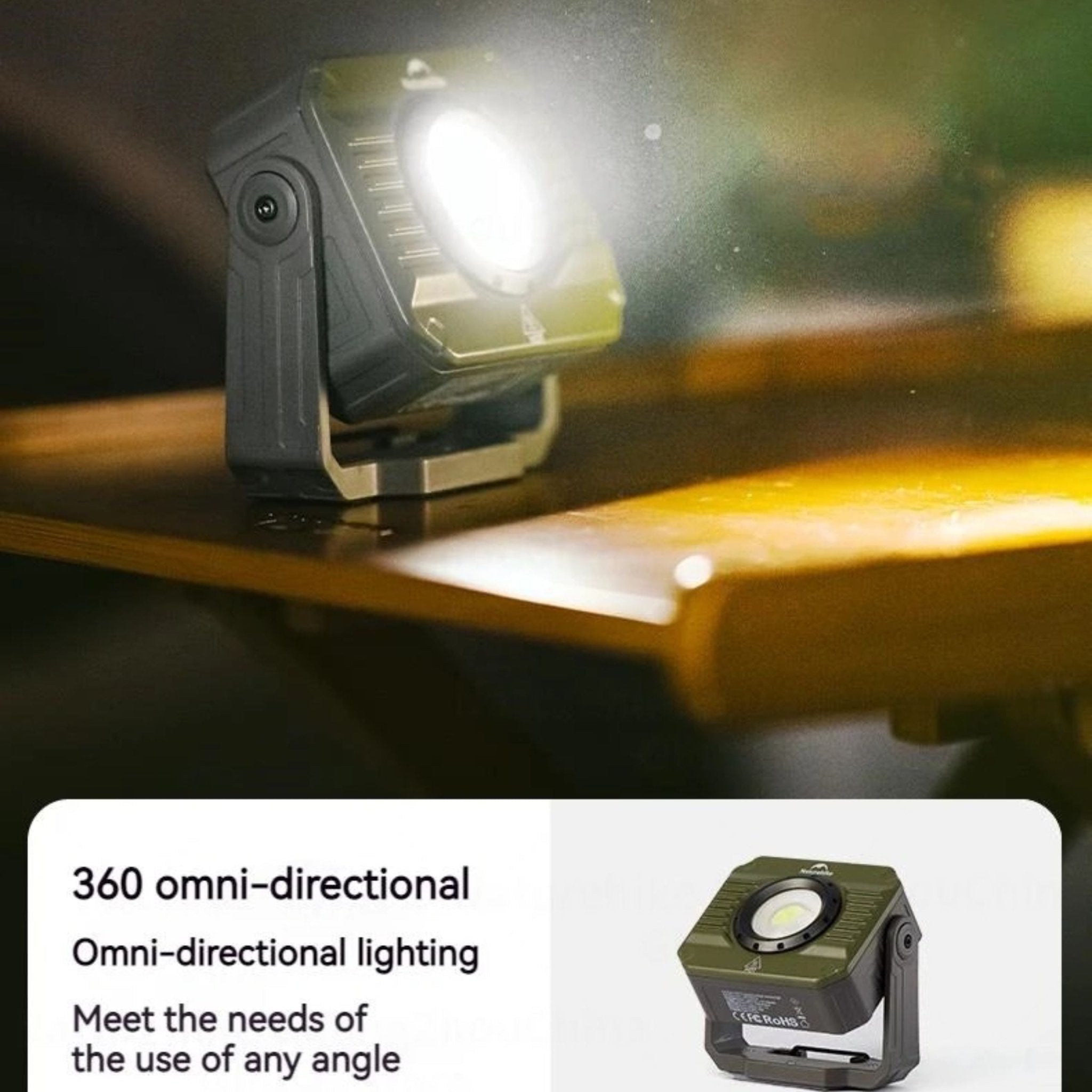 Naturehike Outdoor floodlight working light - Green