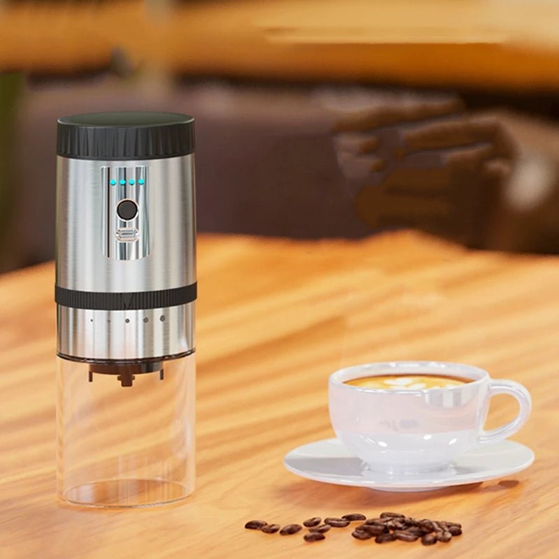 Omega Korea 1 Portable Electric Coffee Grinder | USB Rechargeable Travel Coffee Machine