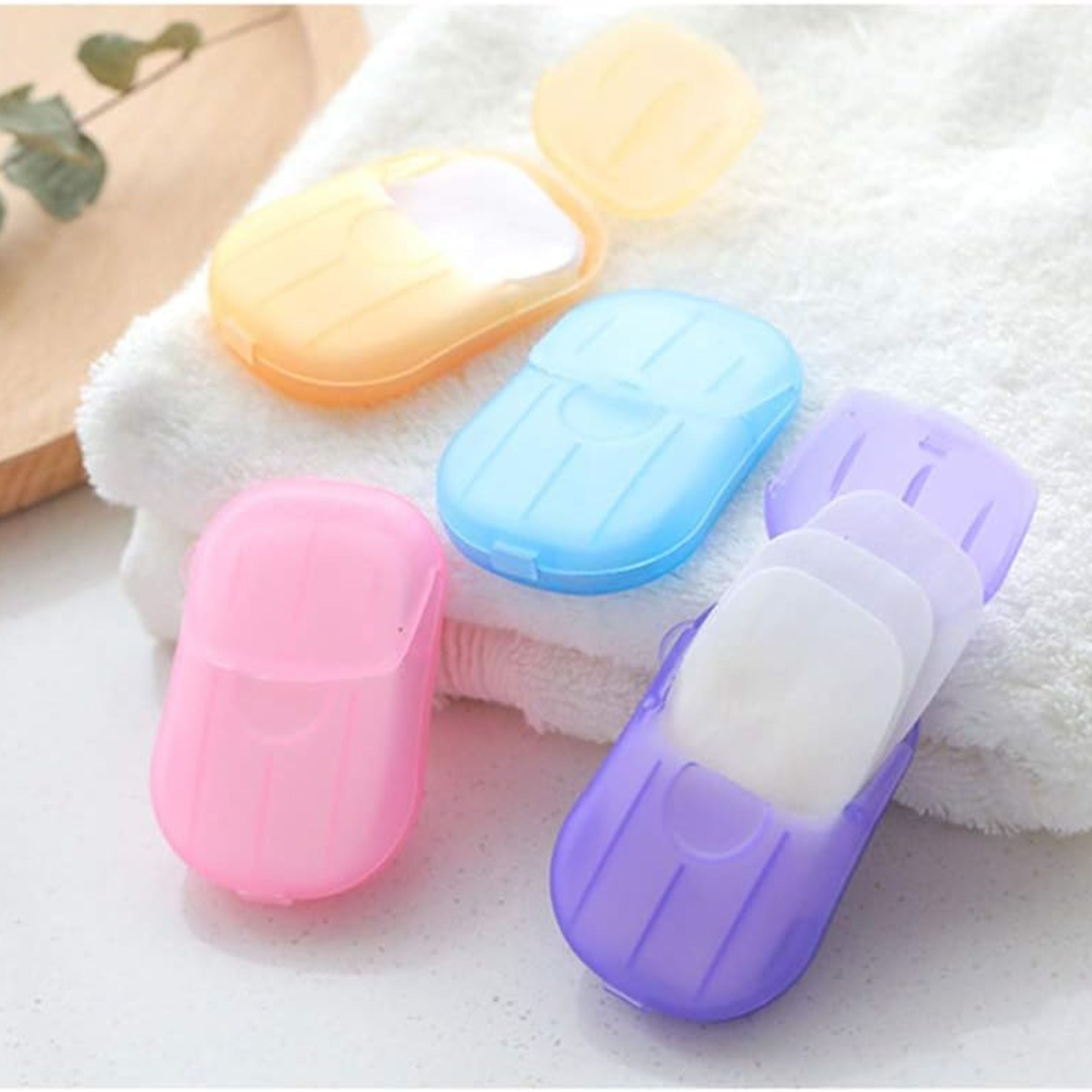 Omega Korea 1 Traveling Soap Sheets (1*50-Sheet) - 5 Pcs Set