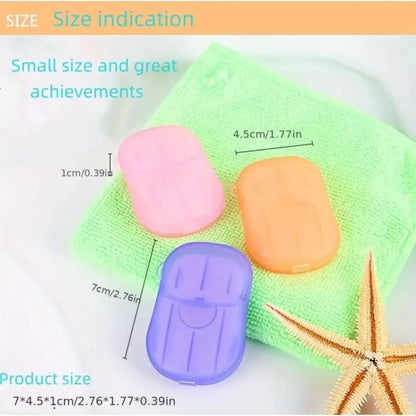 Omega Korea 1 Traveling Soap Sheets (1*50-Sheet) - 5 Pcs Set