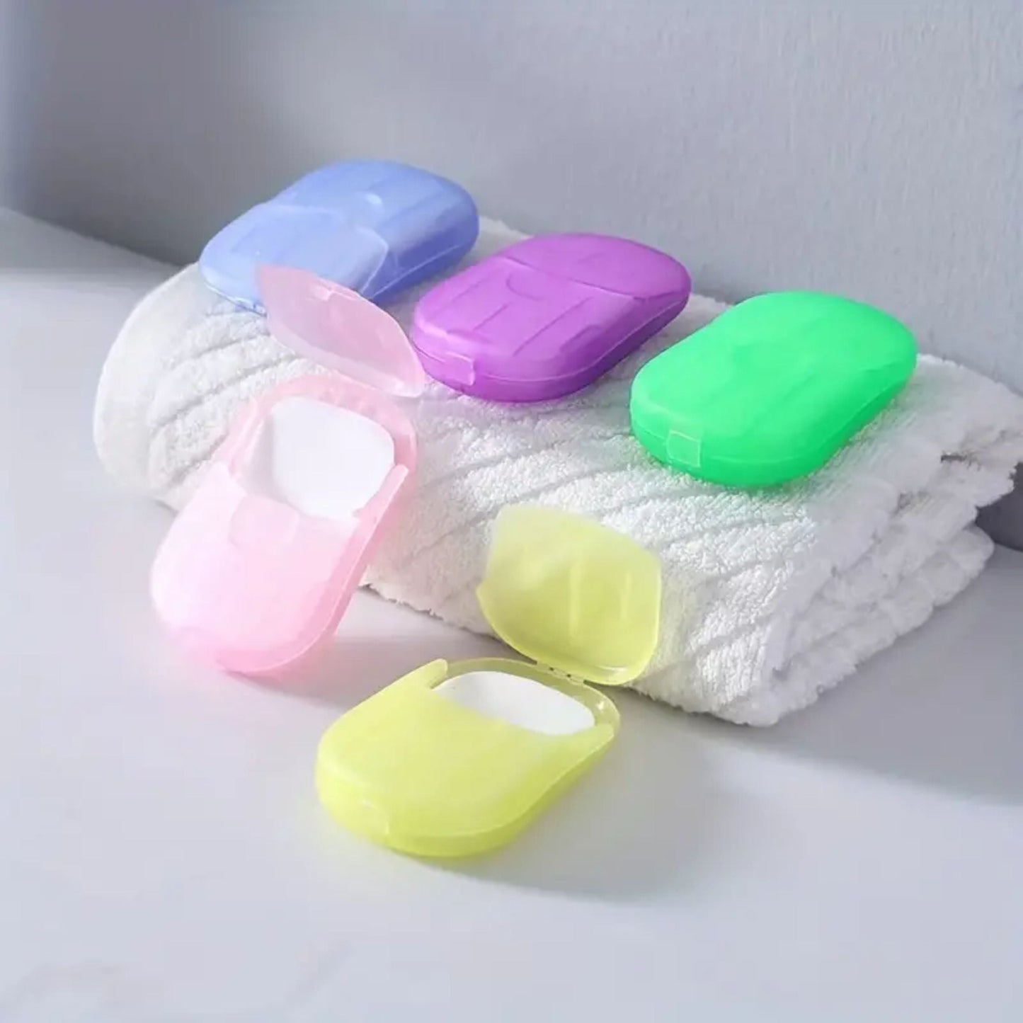 Omega Korea 1 Traveling Soap Sheets (1*50-Sheet) - 5 Pcs Set