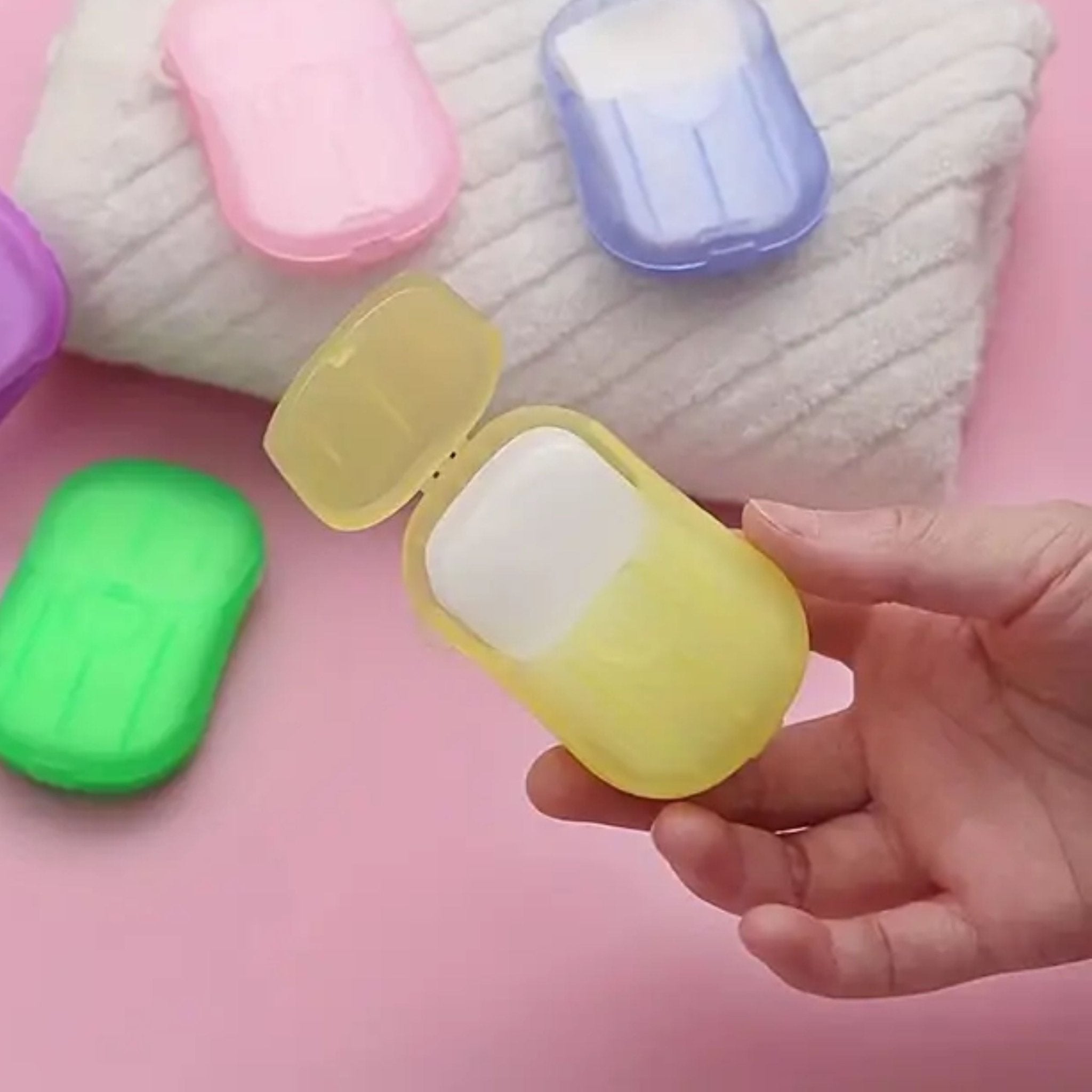 Omega Korea 1 Traveling Soap Sheets (1*50-Sheet) - 5 Pcs Set