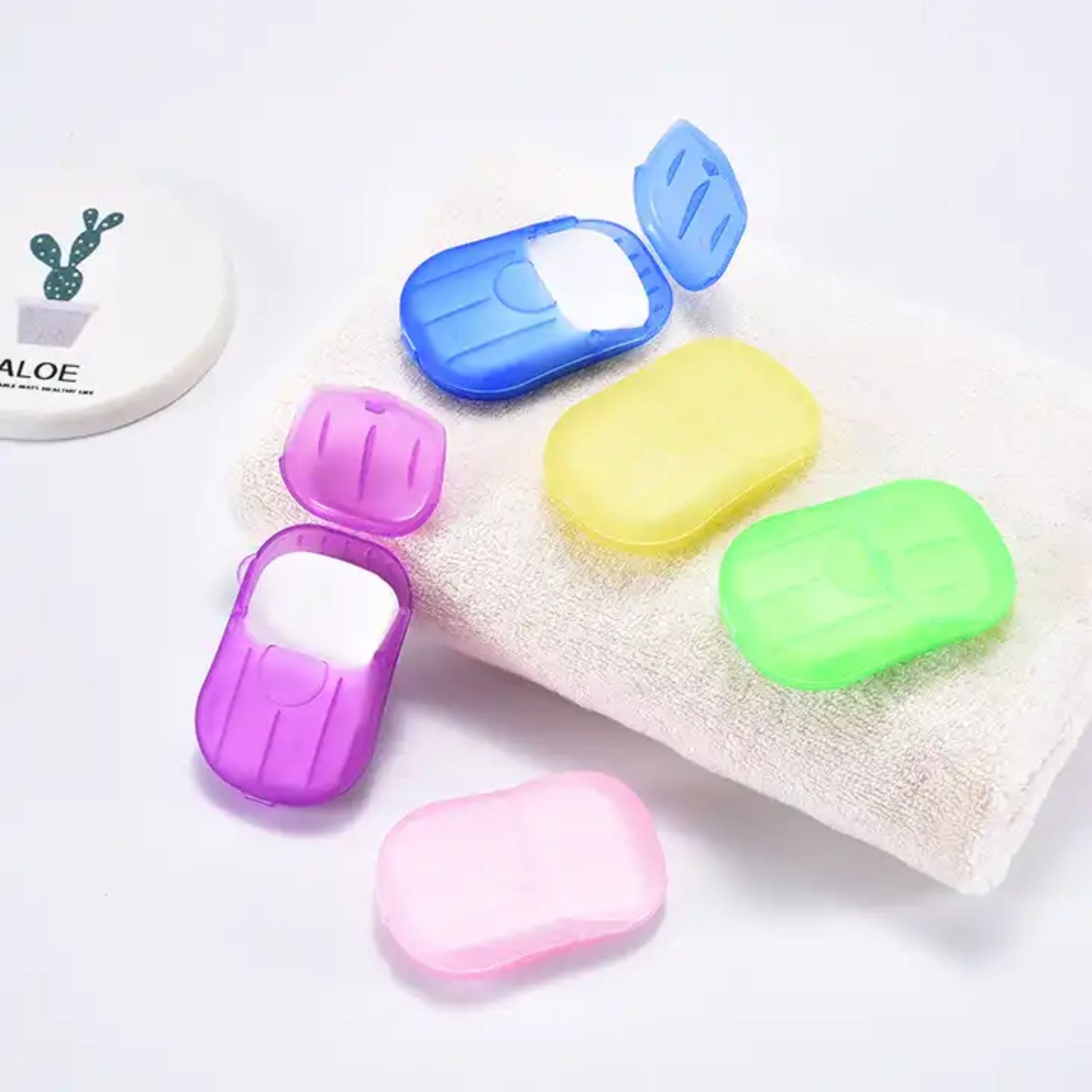 Omega Korea 1 Traveling Soap Sheets (1*50-Sheet) - 5 Pcs Set