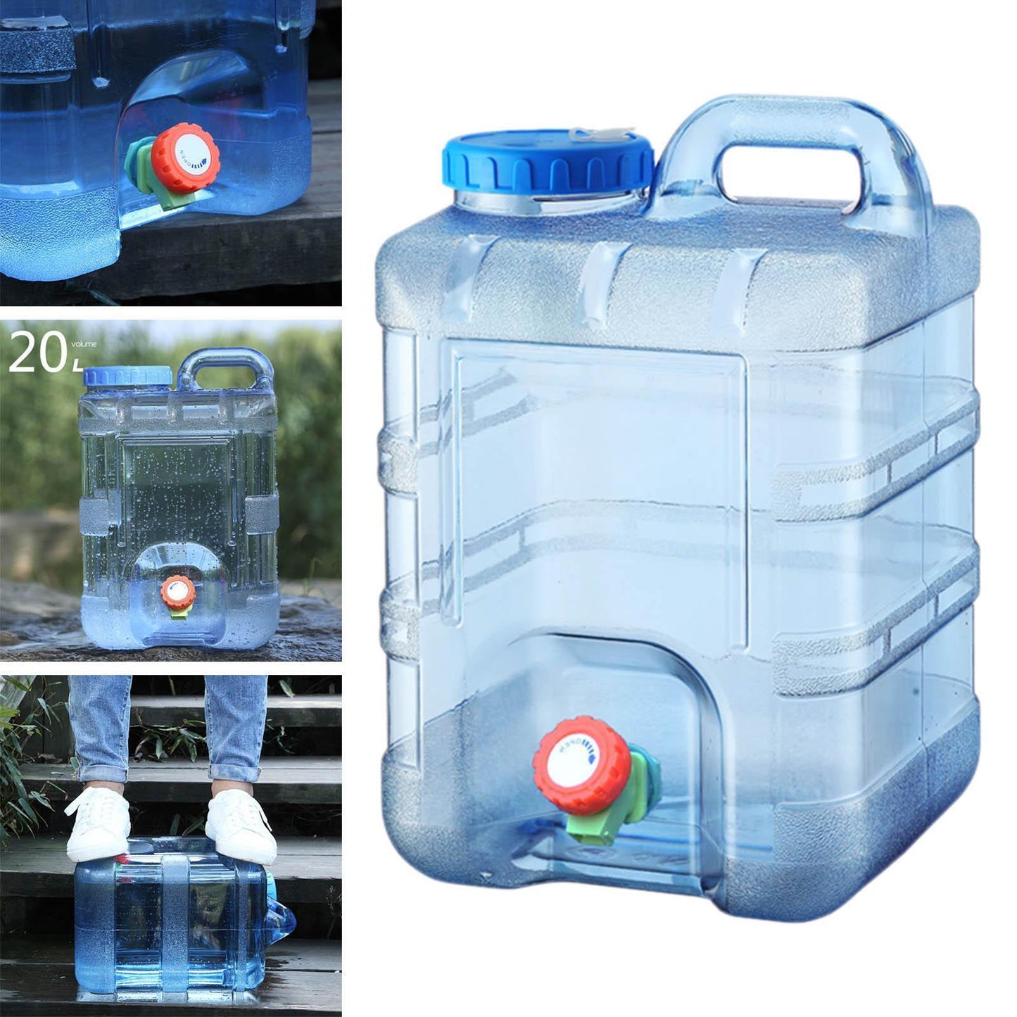 Outdoor Water Tank With Tap 15Ltr