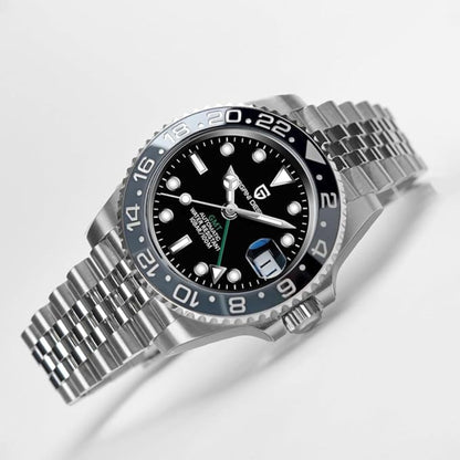 PAGANI DESIGN GMT Automatic Mechanical Men's Watch - Black