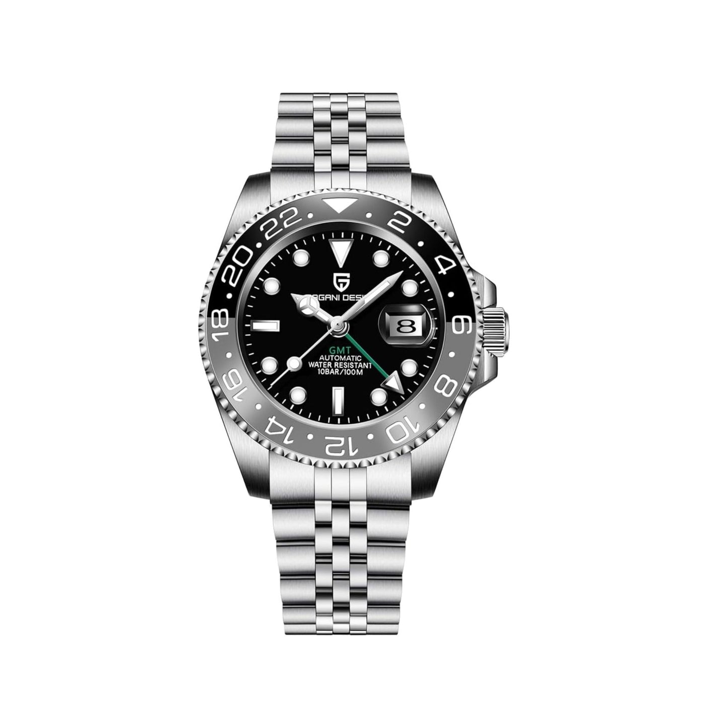 PAGANI DESIGN GMT Automatic Mechanical Men's Watch - Black