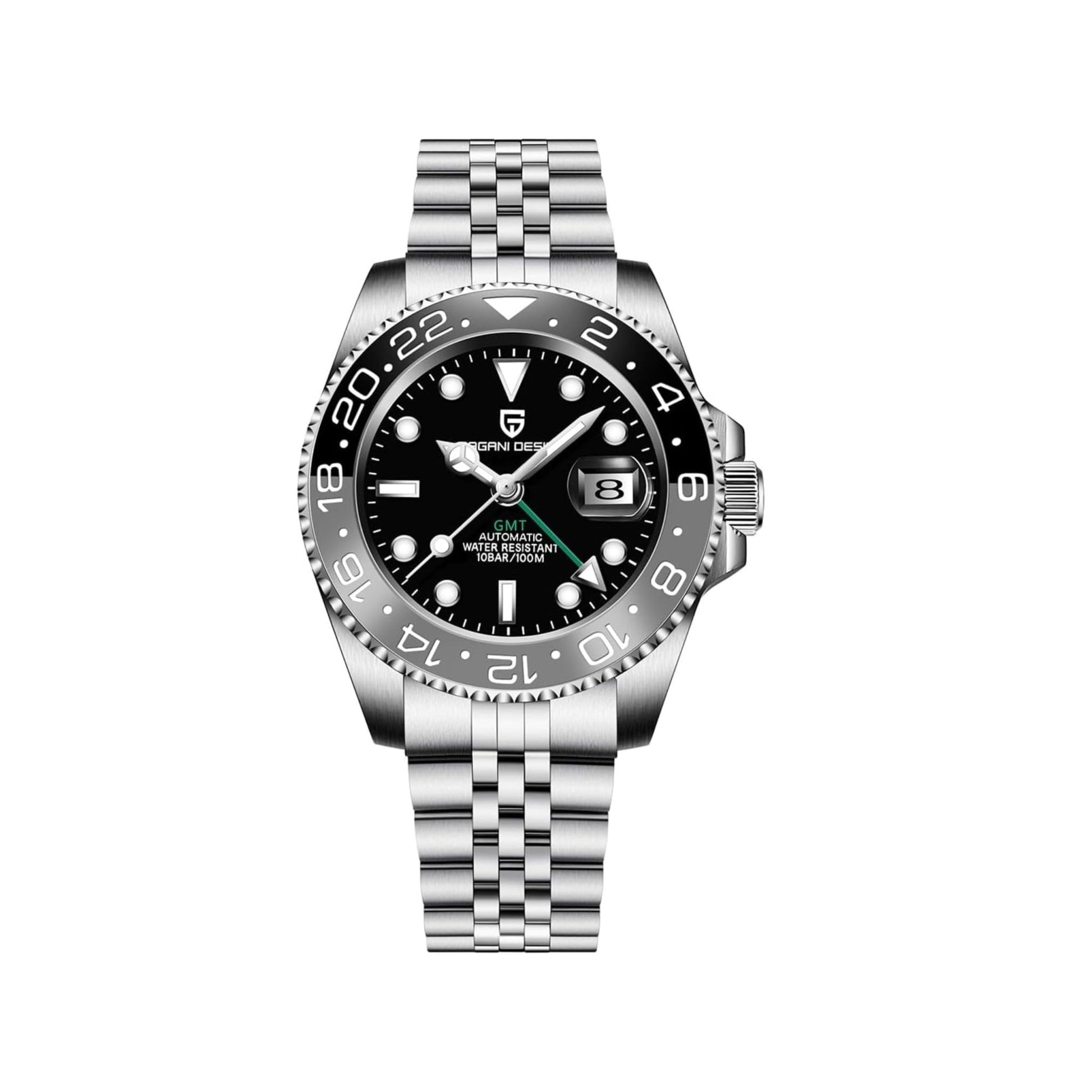 PAGANI DESIGN GMT Automatic Mechanical Men's Watch - Black