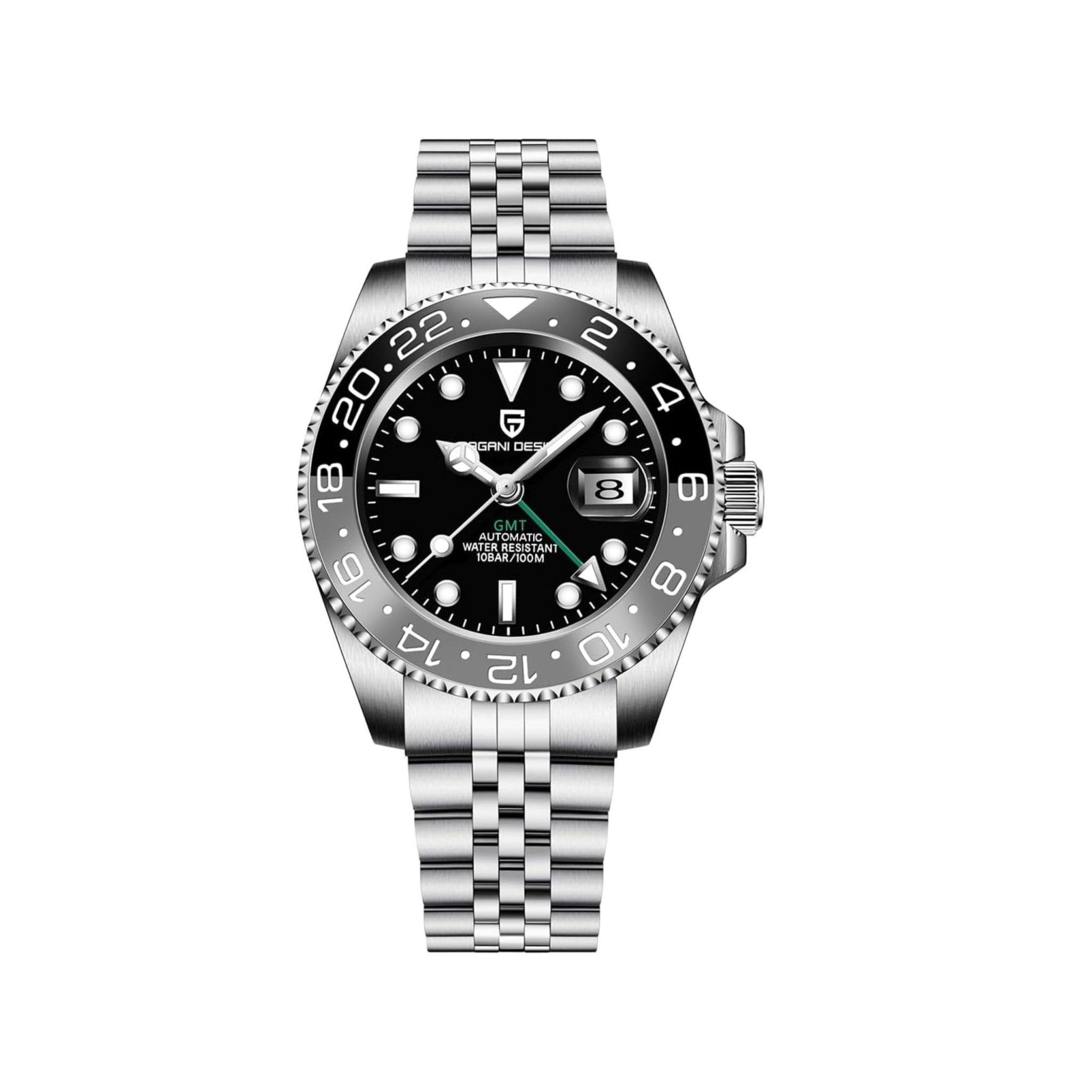 PAGANI DESIGN GMT Automatic Mechanical Men's Watch - Black