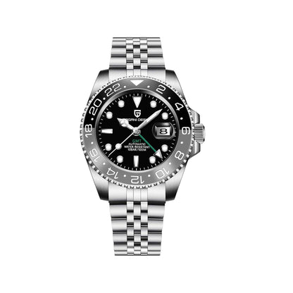 PAGANI DESIGN GMT Automatic Mechanical Men's Watch - Black