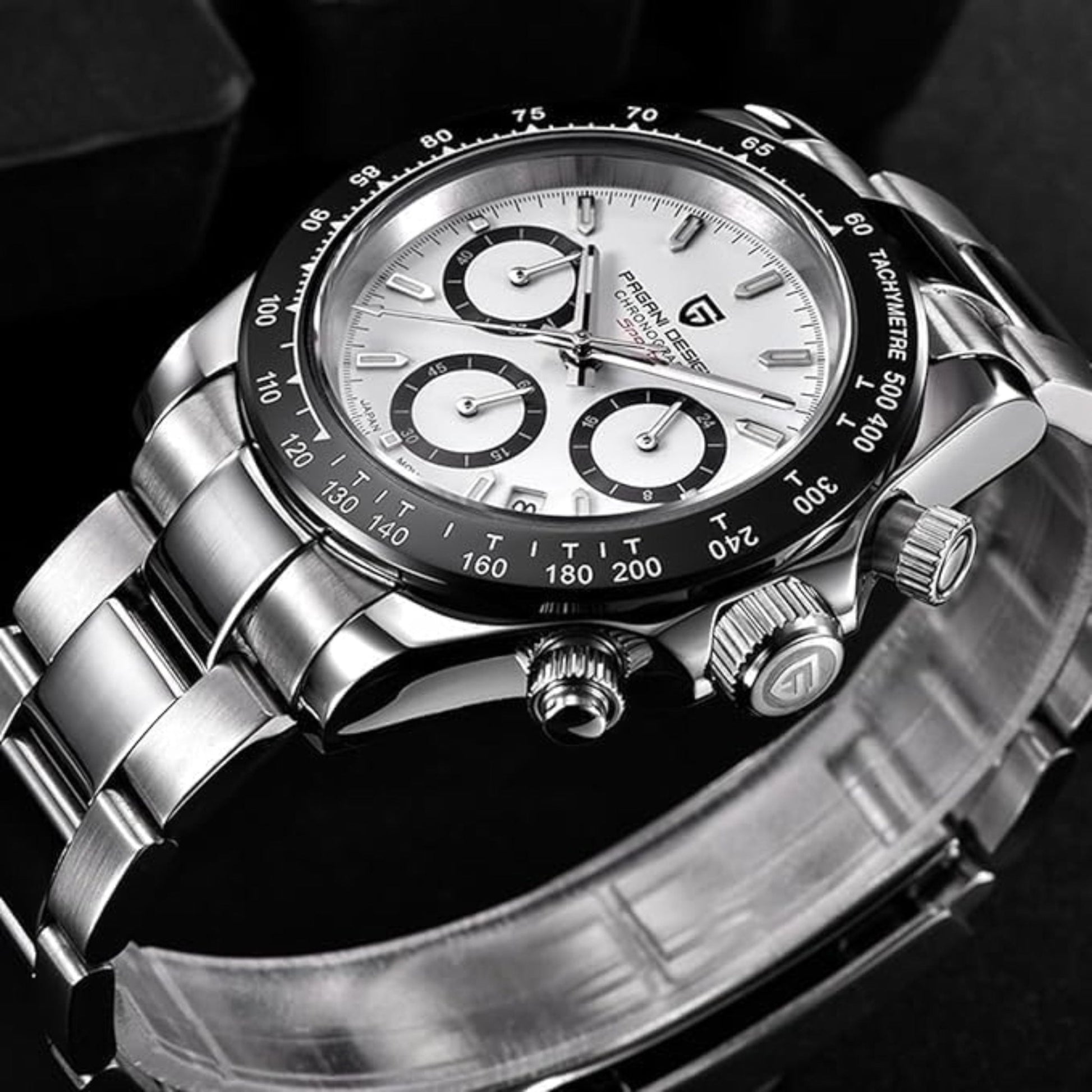 PAGANI DESIGN Men’s Chronograph Sport Watch – White