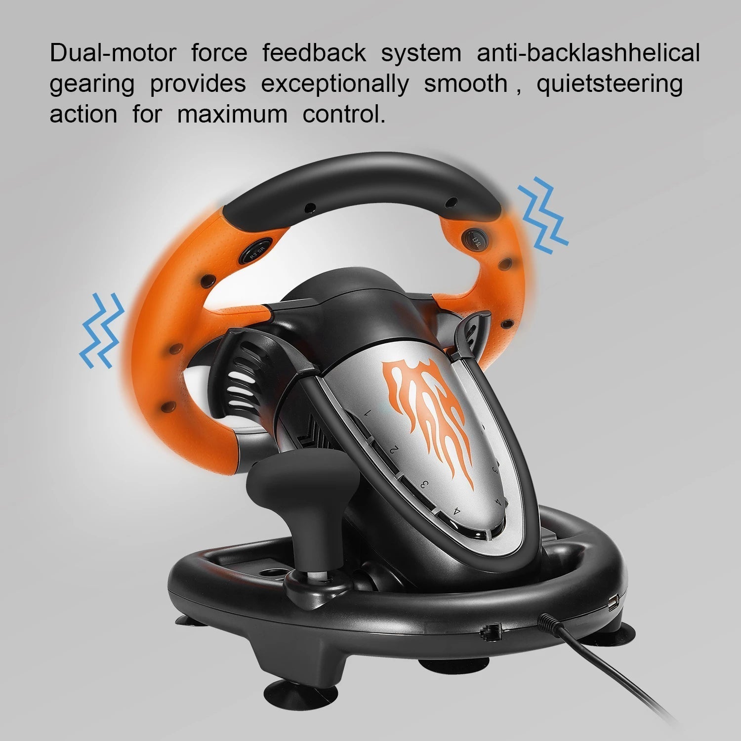 PXN V3 PRO Gaming Racing Wheel - Orange