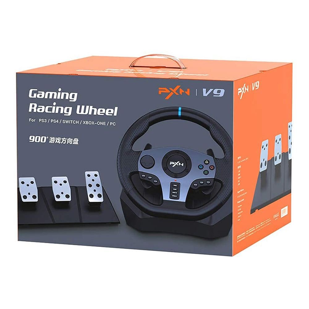 PXN V9 Gaming Racing Wheel -Black