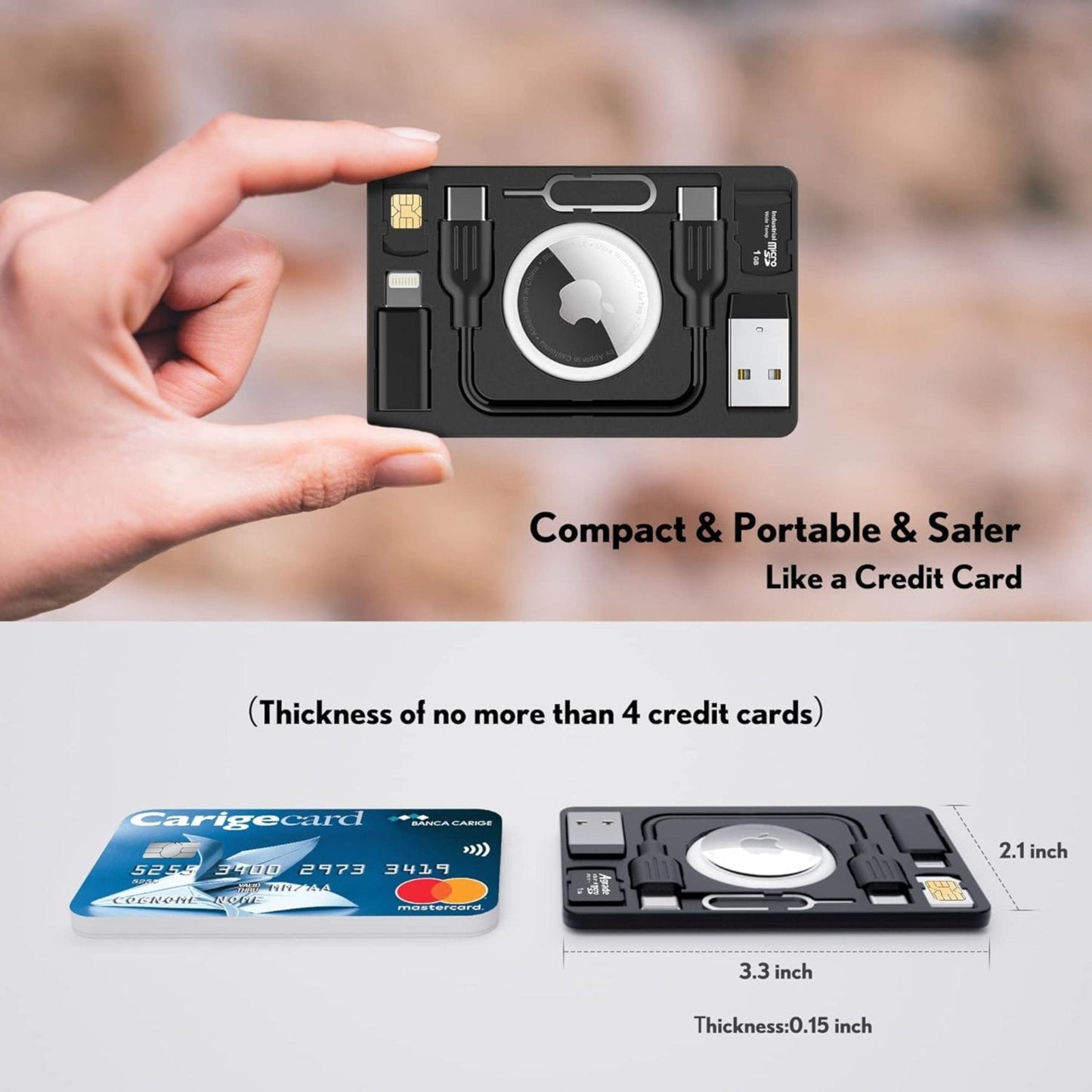 PZOZ All in One Sim Adapter Set - Brown