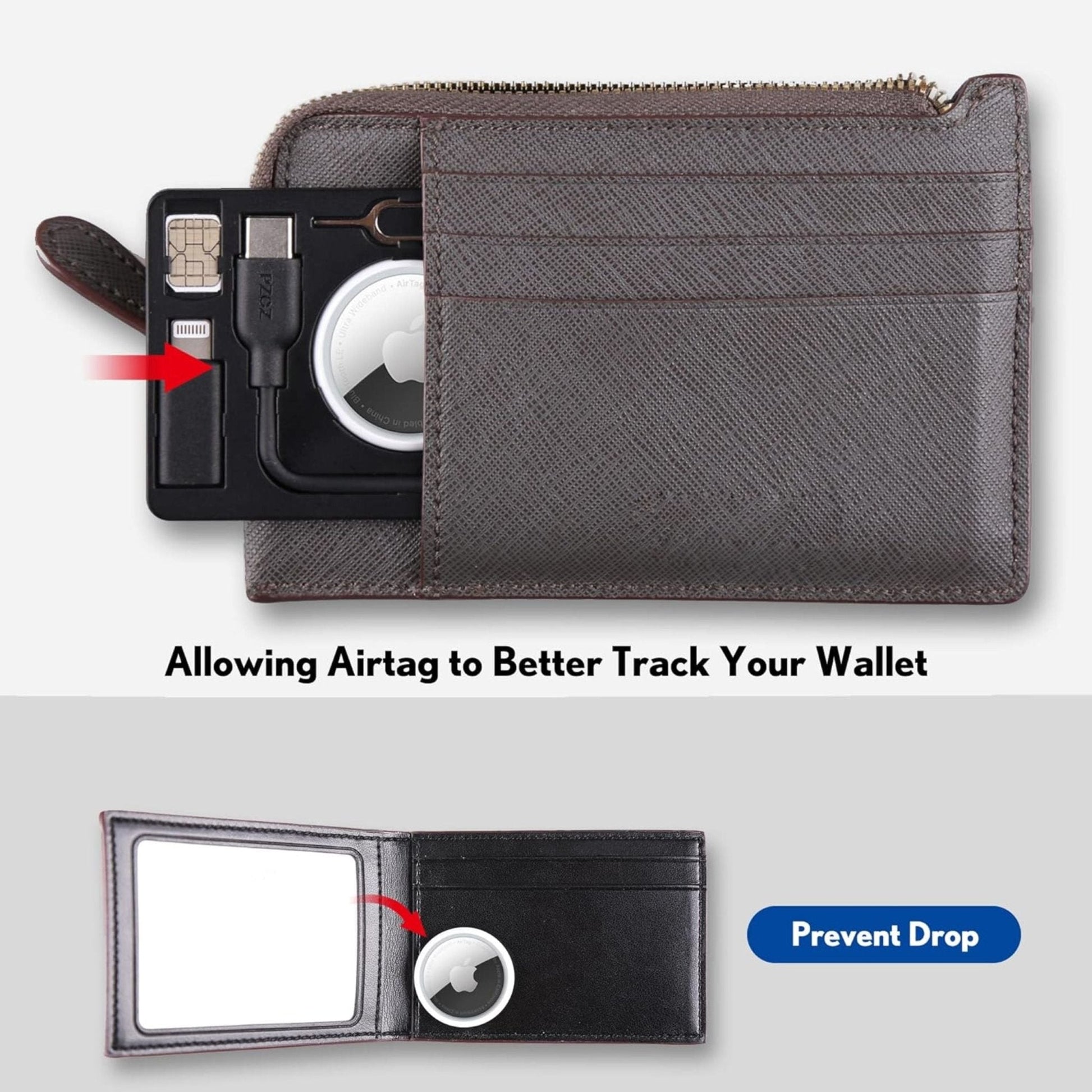 PZOZ All in One Sim Adapter Set - Brown