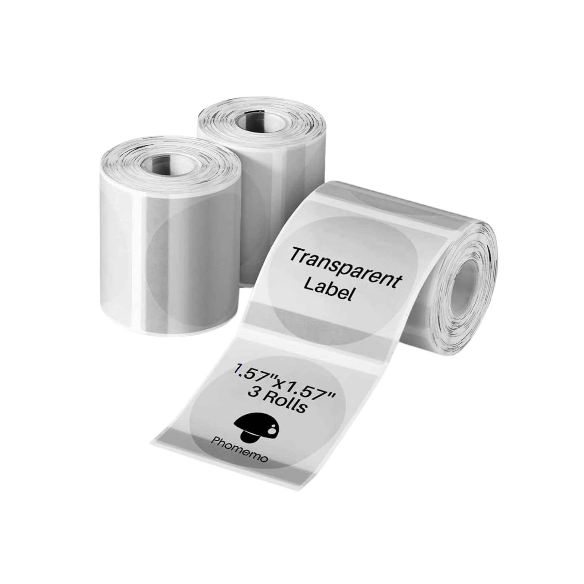 Phomemo Round Transparent Label 40*40mm 180pcs