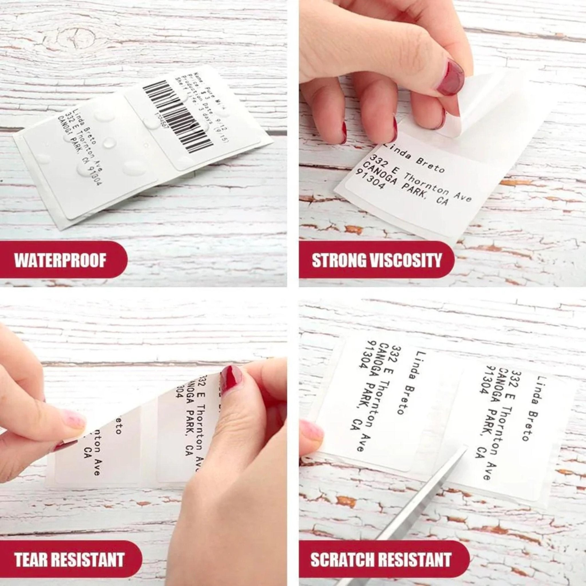 Phomemo Square Label 40*40mm 180pcs - White