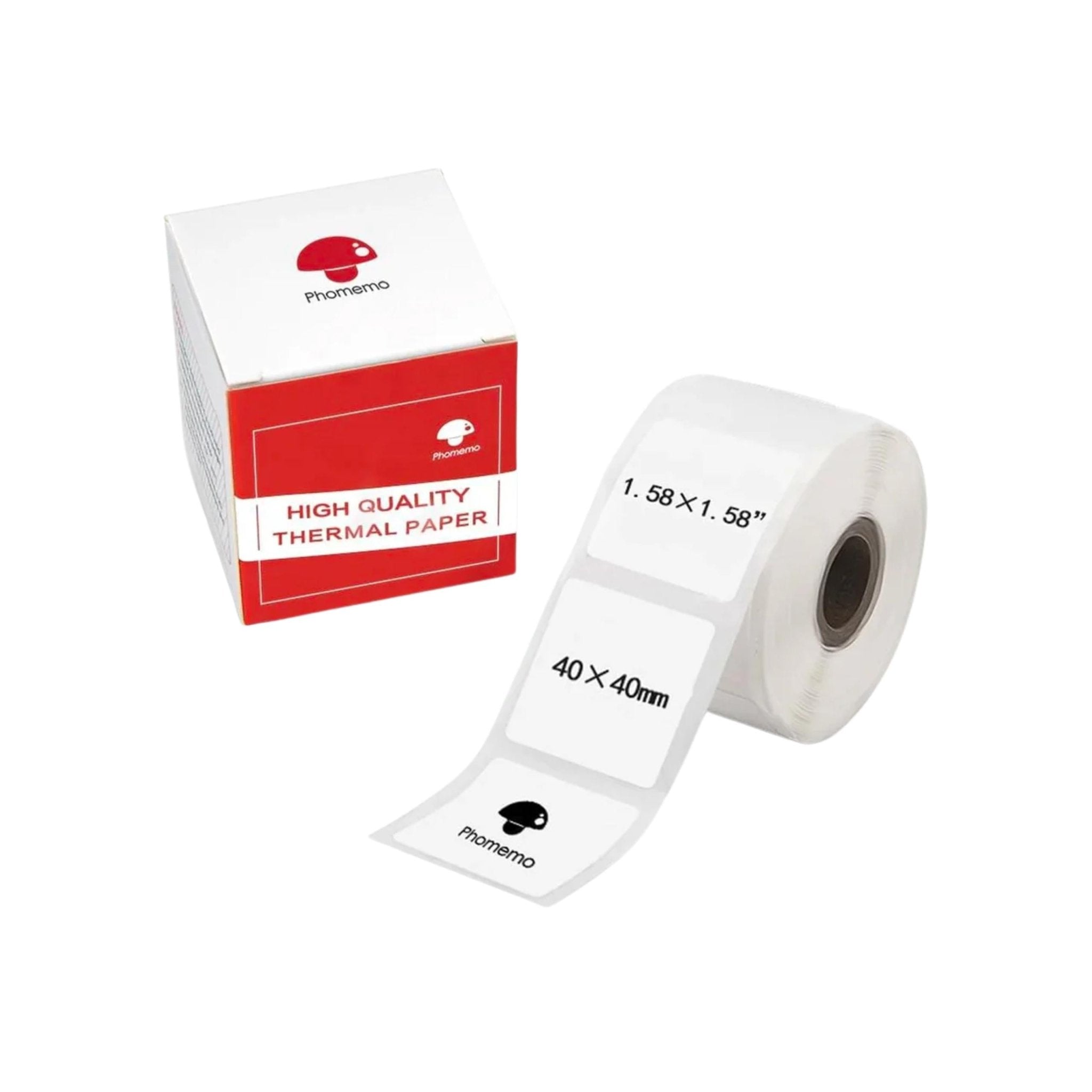 Phomemo Square Label 40*40mm 180pcs - White