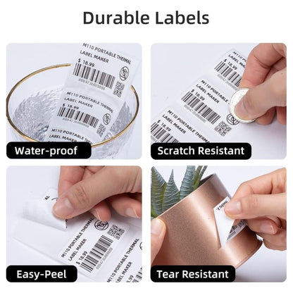 Phomemo Square Label 40*60mm 130pcs - White