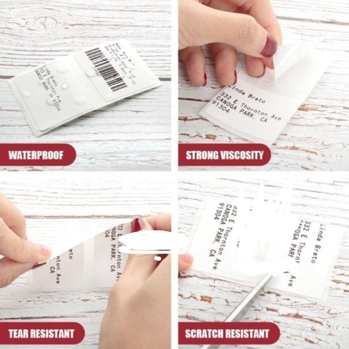 Phomemo Square Label 50*30mm 230pcs - White