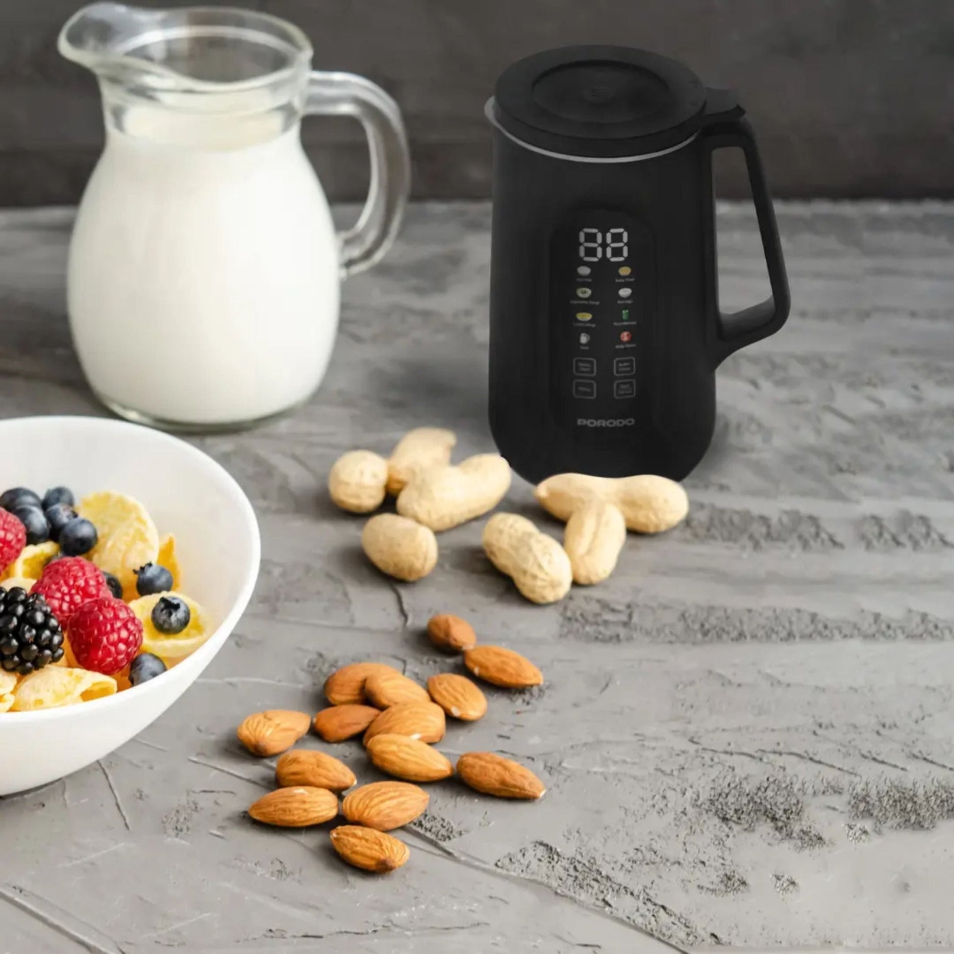 Porodo Lifestyle 800W Nut Milk Maker - Black