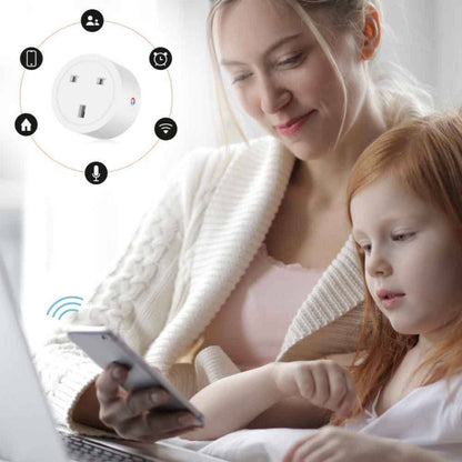 Porodo Lifestyle Dual Smart Wifi i Plug UK16A - White