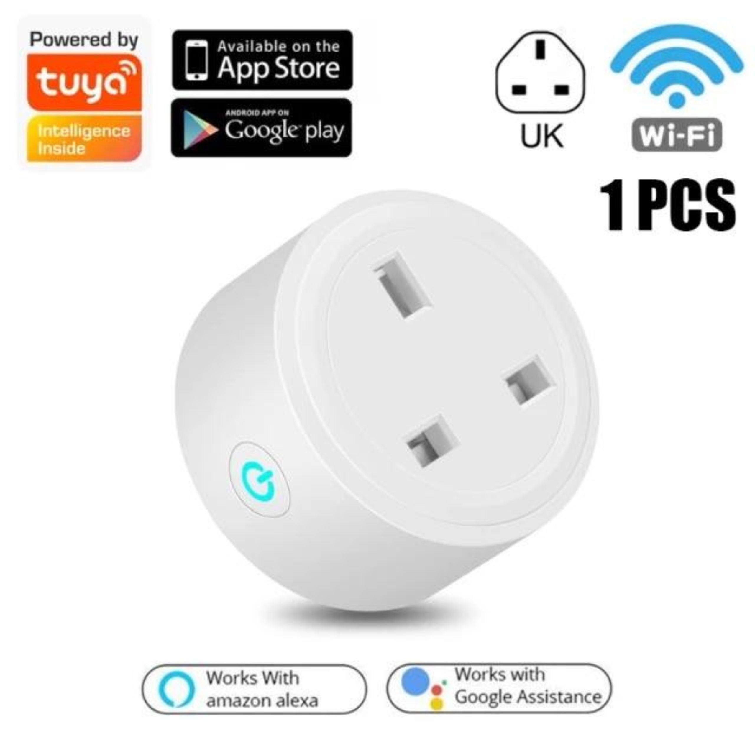 Porodo Lifestyle Dual Smart Wifi i Plug UK16A - White