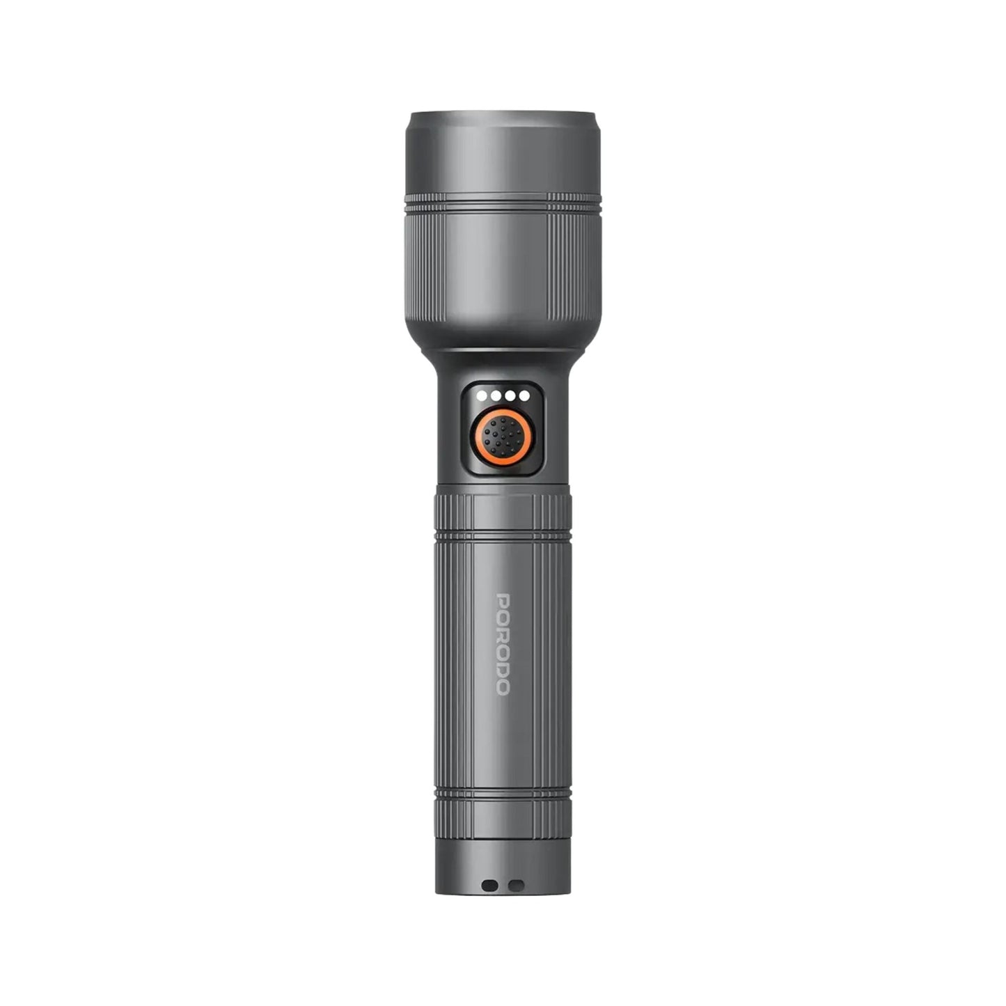 Porodo Lifestyle Lumalite 2600 Rechargeable Flashlight - Grey