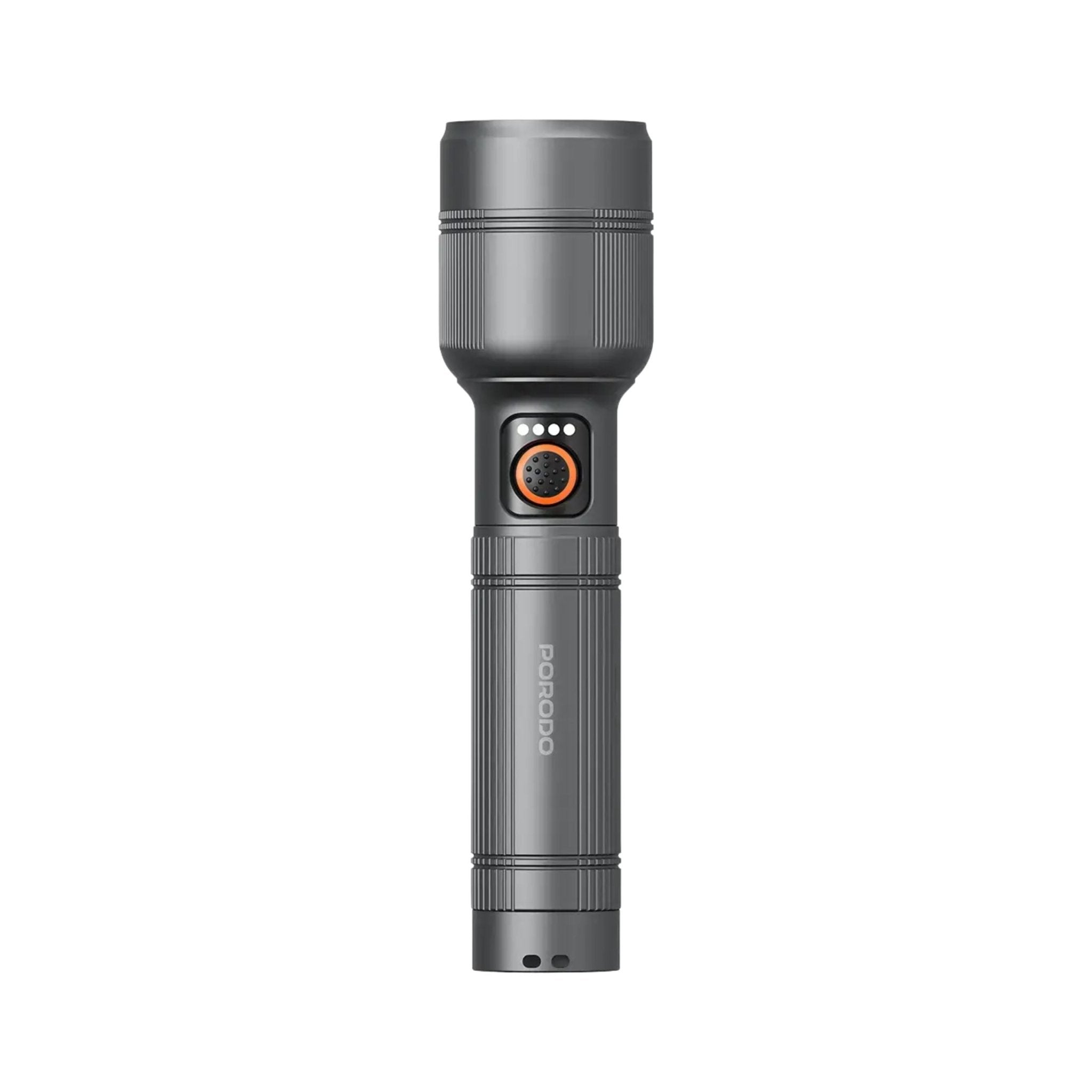 Porodo Lifestyle Lumalite 2600 Rechargeable Flashlight - Grey