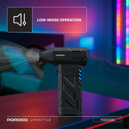 Porodo Lifestyle Turboblast Portable Air Blower - Black