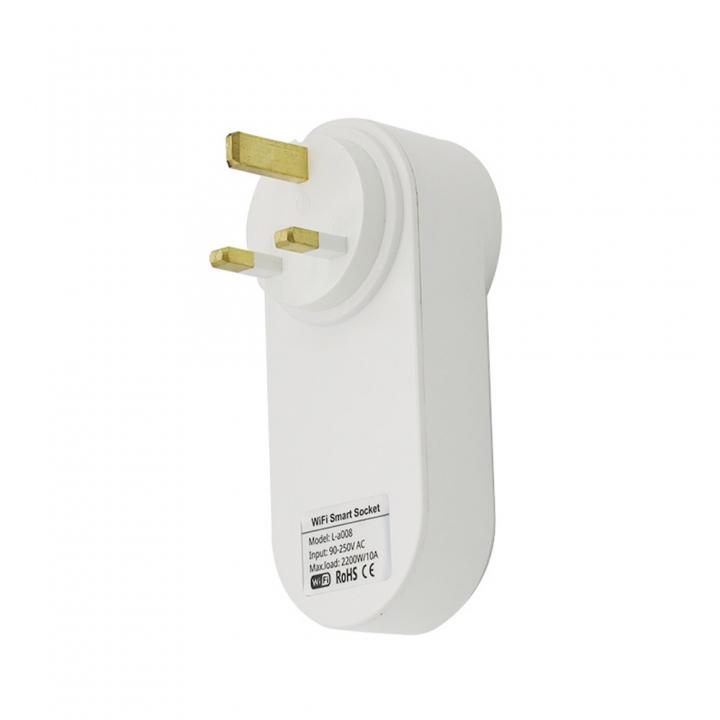 Porodo Smart Wifi Plug with Dual USB Charge PD-WFPU2-WH