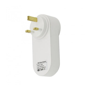 Porodo Smart Wifi Plug with Dual USB Charge PD-WFPU2-WH