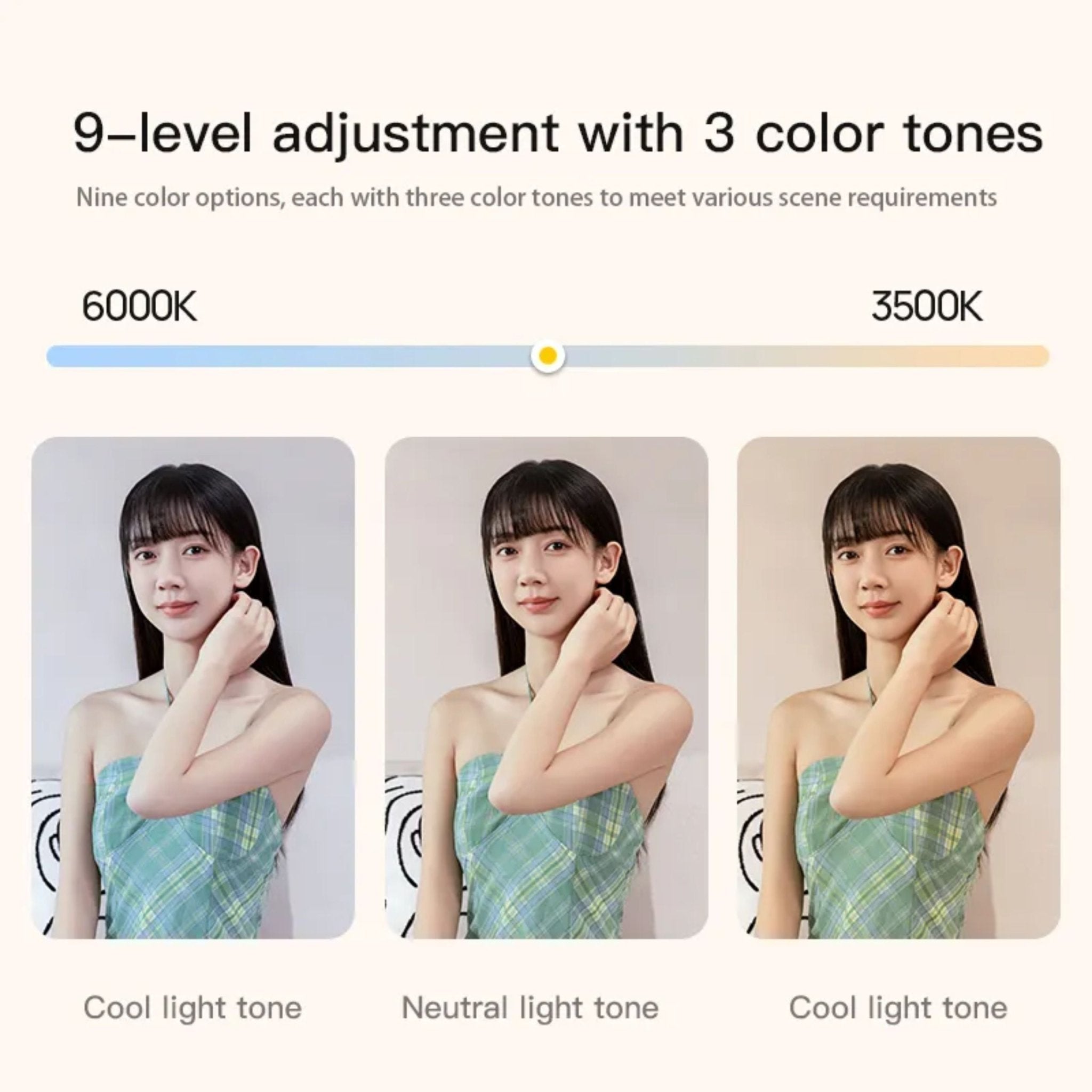 Portable Broadcast Light YY-3 - White