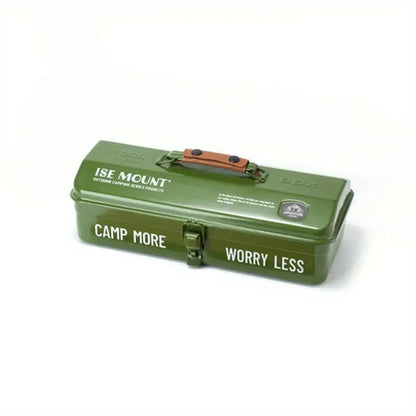 Portable Camping Picnic Hand Box Metal Tools Storage Box - 1