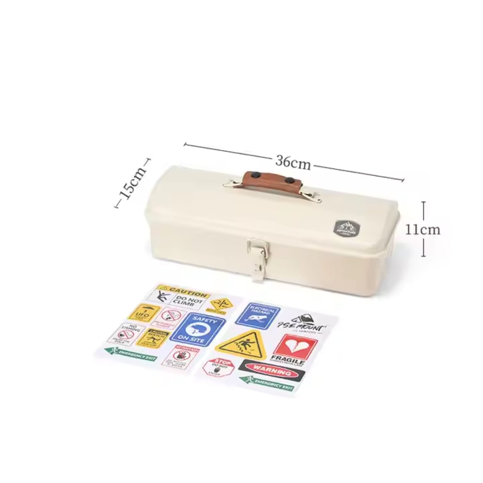 Portable Camping Picnic Hand Box Metal Tools Storage Box - 1