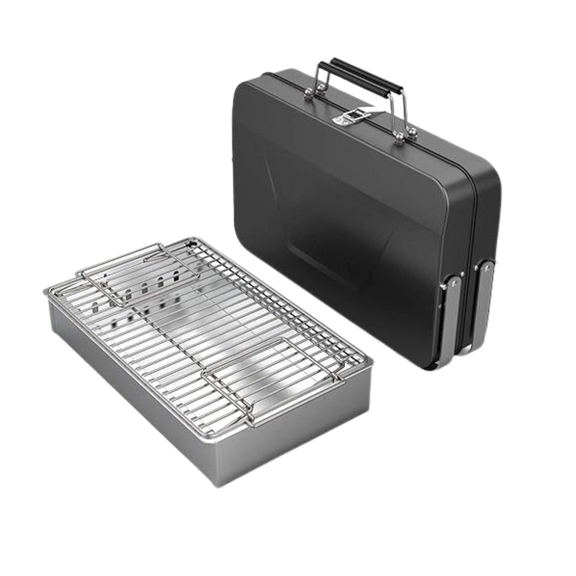 Portable Charcoal BBQ Grill - Black