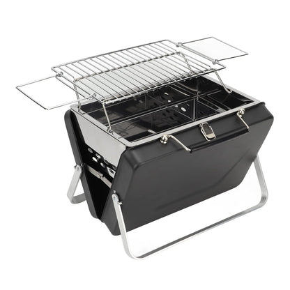 Portable Charcoal BBQ Grill - Black