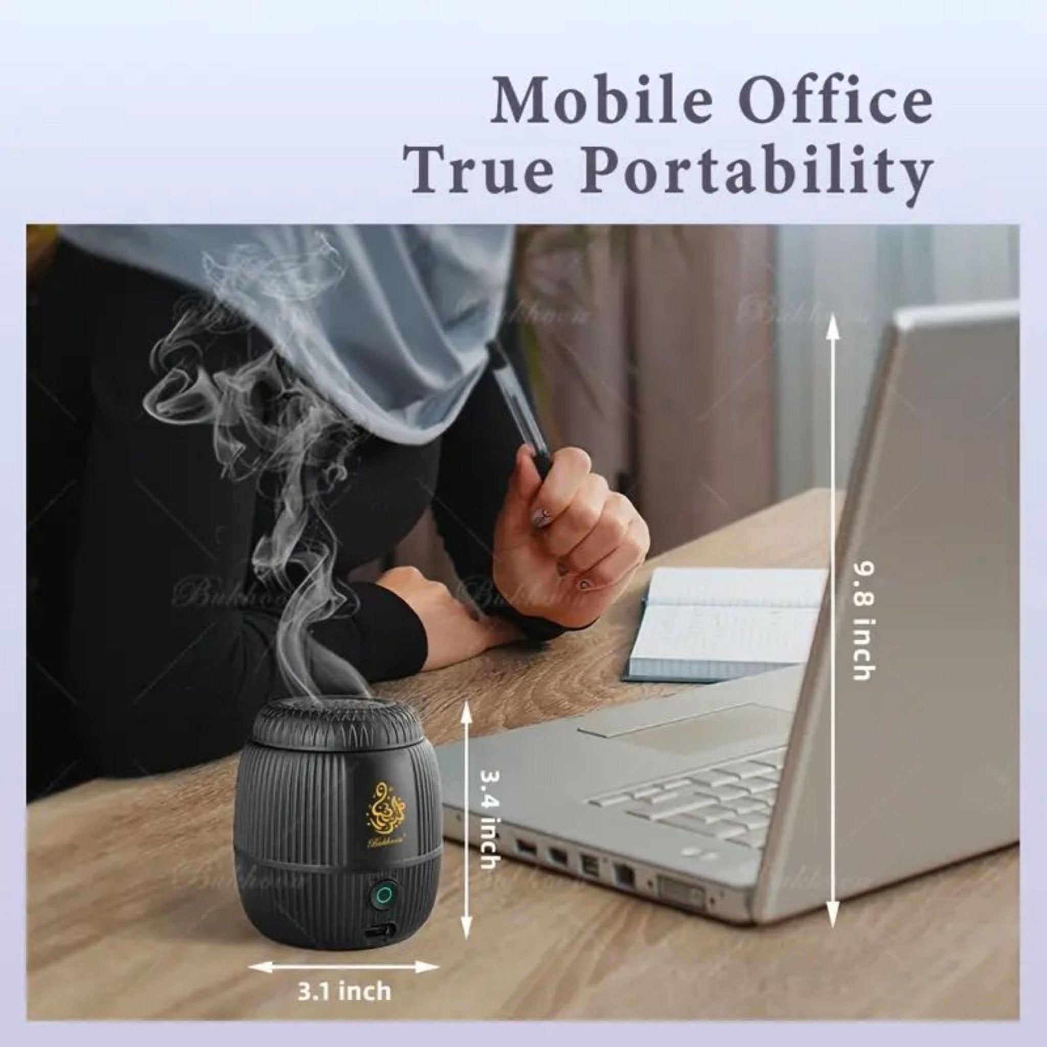 Portable Incense Burner B31 - Black