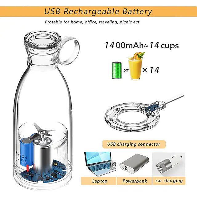 Portable Mini Juicer A-578 - Pink