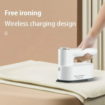 Portable Mini Rechargeable Ultrasonic Steam Iron IM-228B - White
