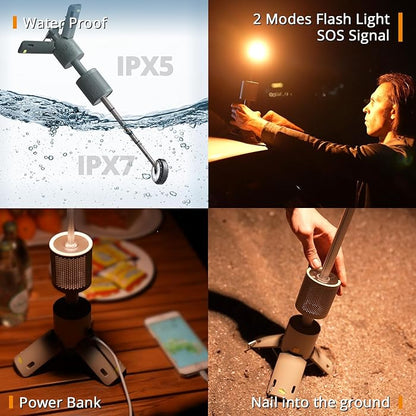 Portable Telescopic Camping Light 10000Mah