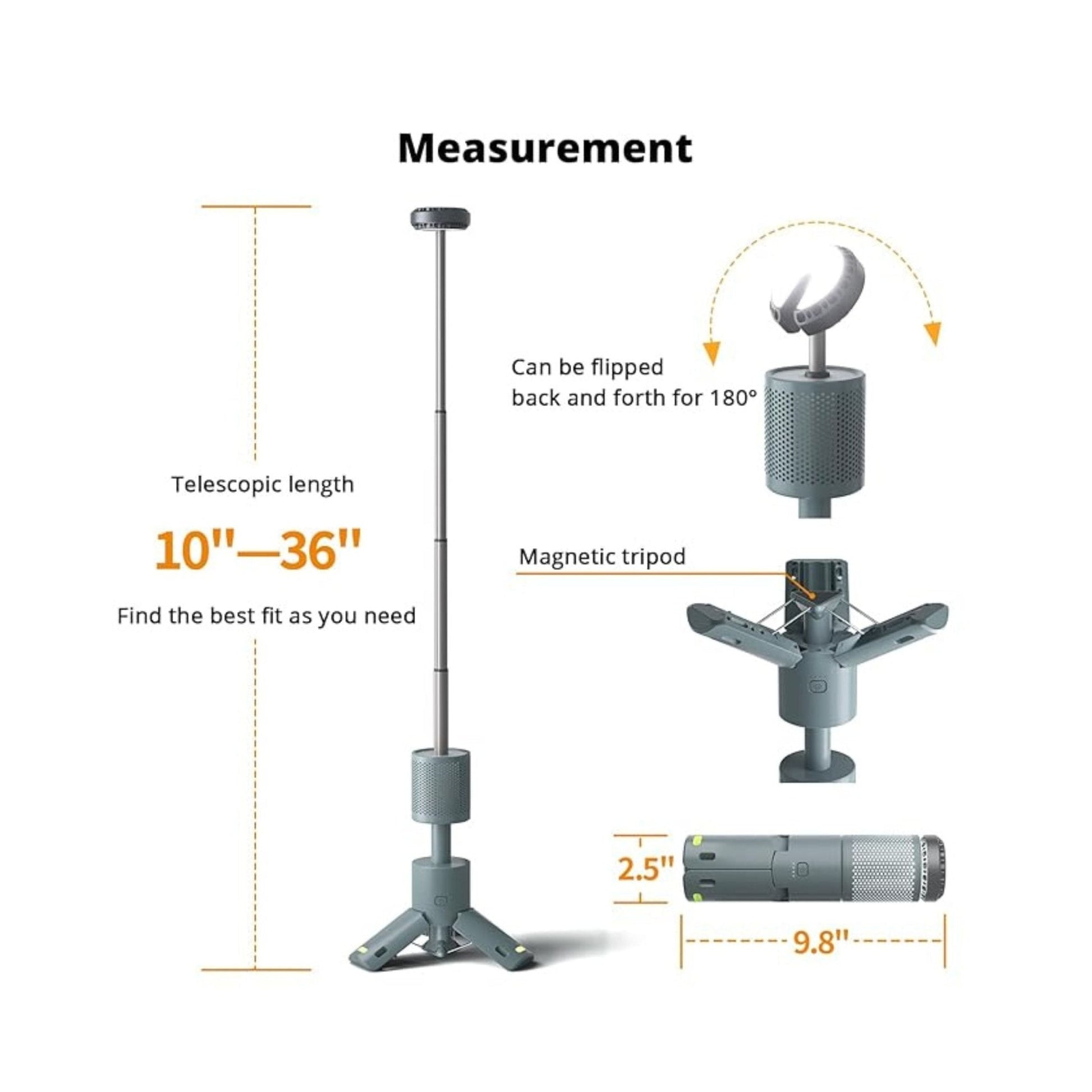Portable Telescopic Camping Light 10000Mah