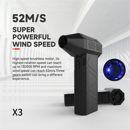 Powerful Mini Jet Fan X30A - Gray