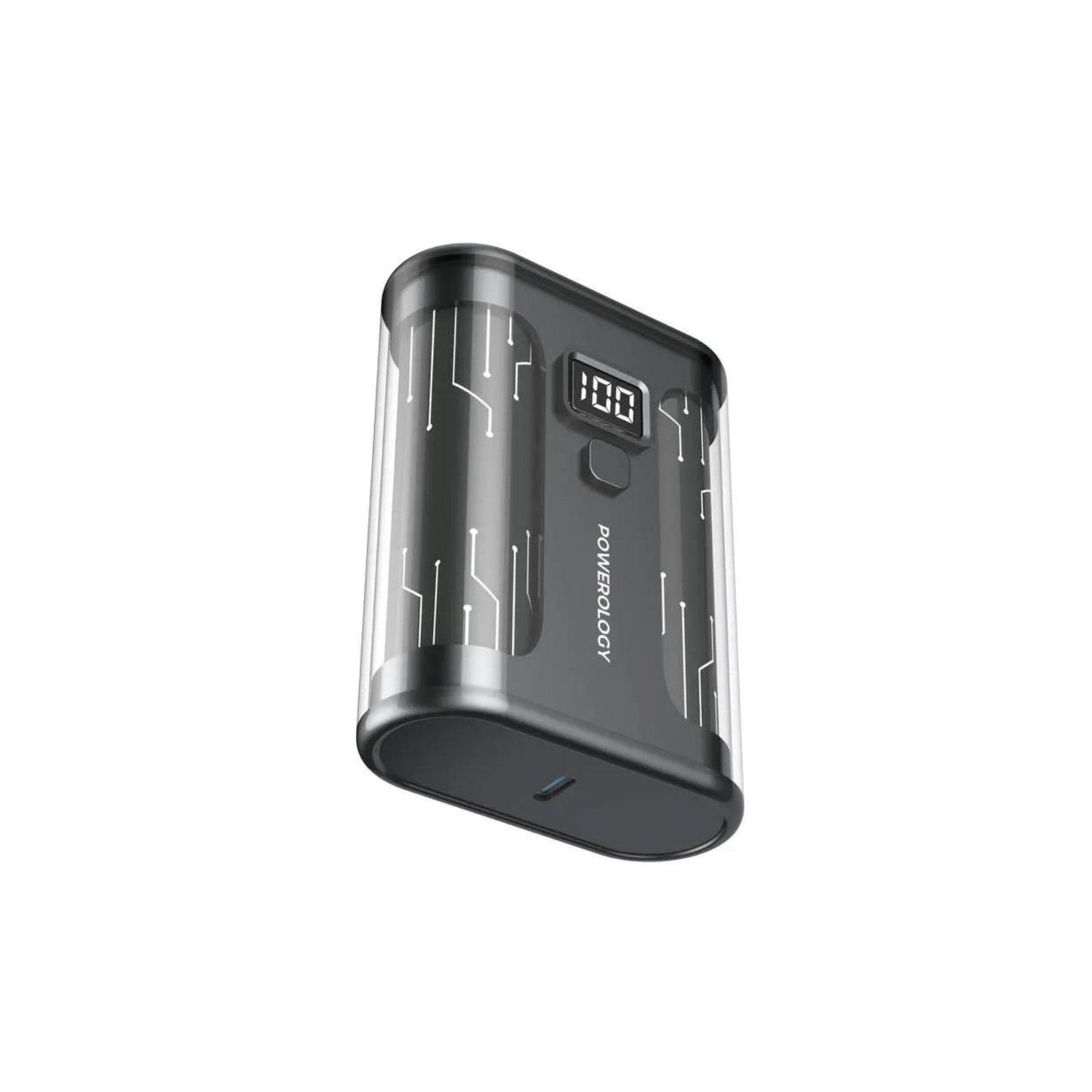 Powerology Crystalline Series Power Bank 10000mAh PD 35W - Black